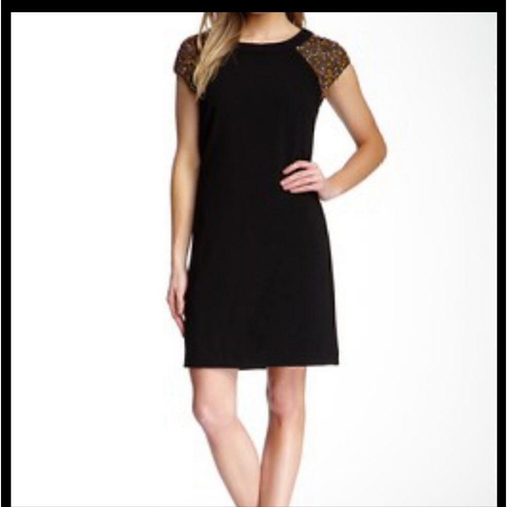 Trina Turk Black Sequin Dress